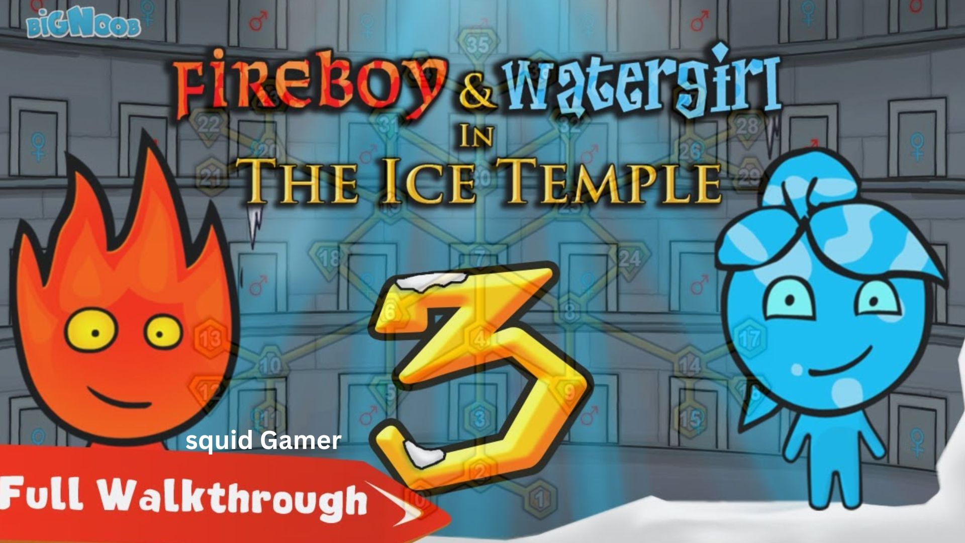 Fireboy and Watergirl 3 Ice Temple-  A Cool Adventure Awaits
